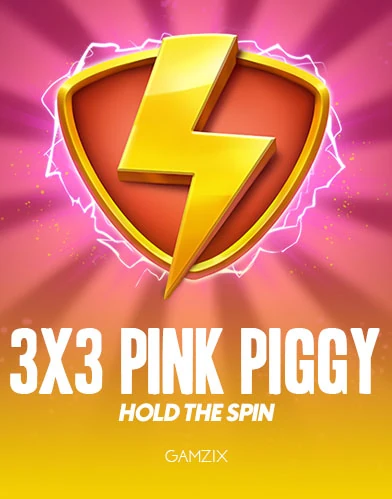 3x3 Pink Piggy: Hold the Spin
