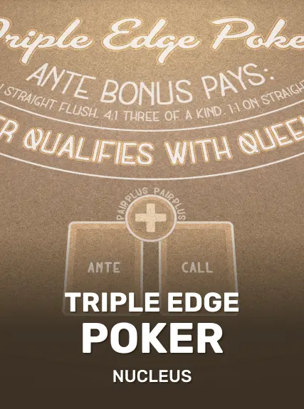 Triple Edge Poker (Three Card Poker)