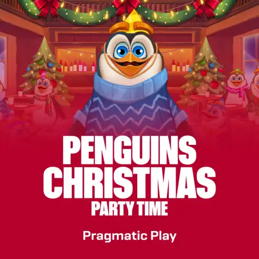 Penguins Christmas Party Time
