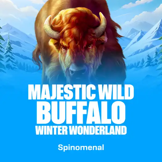 Majestic Wild Buffalo - Winter Wonderland