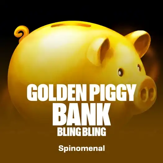 Golden Piggy Bank - Bling Bling