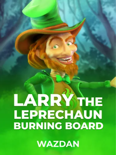Larry the Leprechaun Burning Board