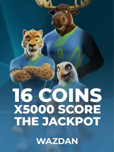 16 Coins x5000 Score the Jackpot